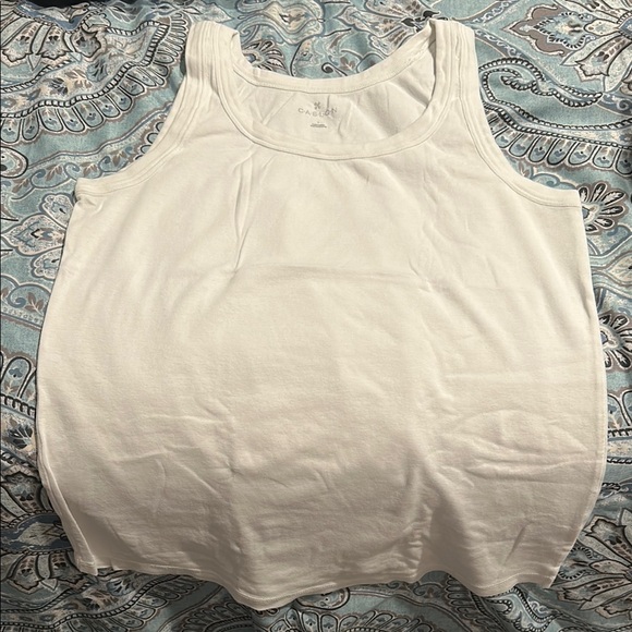 Caslon Cream Sleeveless Tank Top - Picture 3 of 4